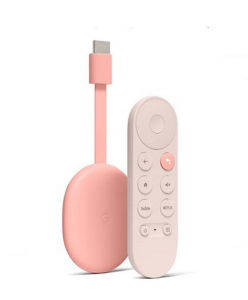 Google Chromecast + Google TV rózsaszín (GA01920)